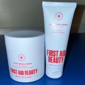First Aid Beauty Ultra Repair Cream Set 6oz + 2oz NEW Sealed Hydration